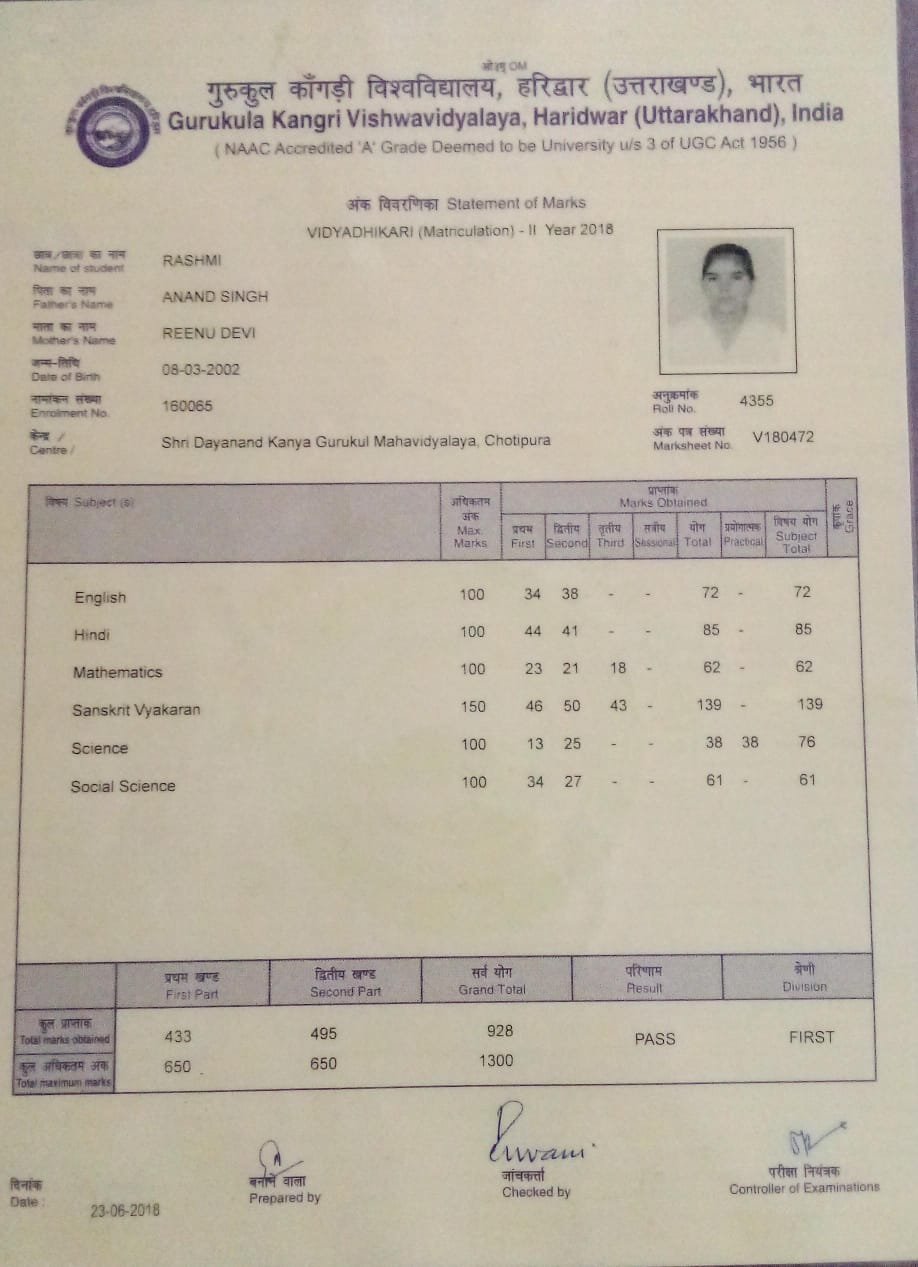 Birth Certificate