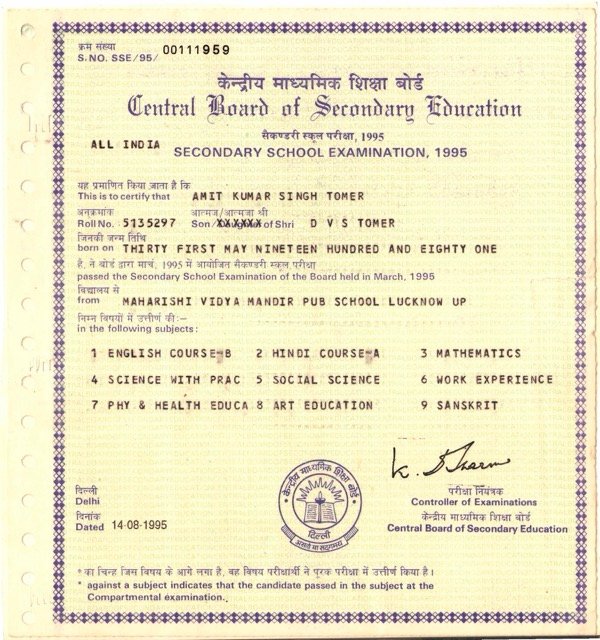 Birth Certificate