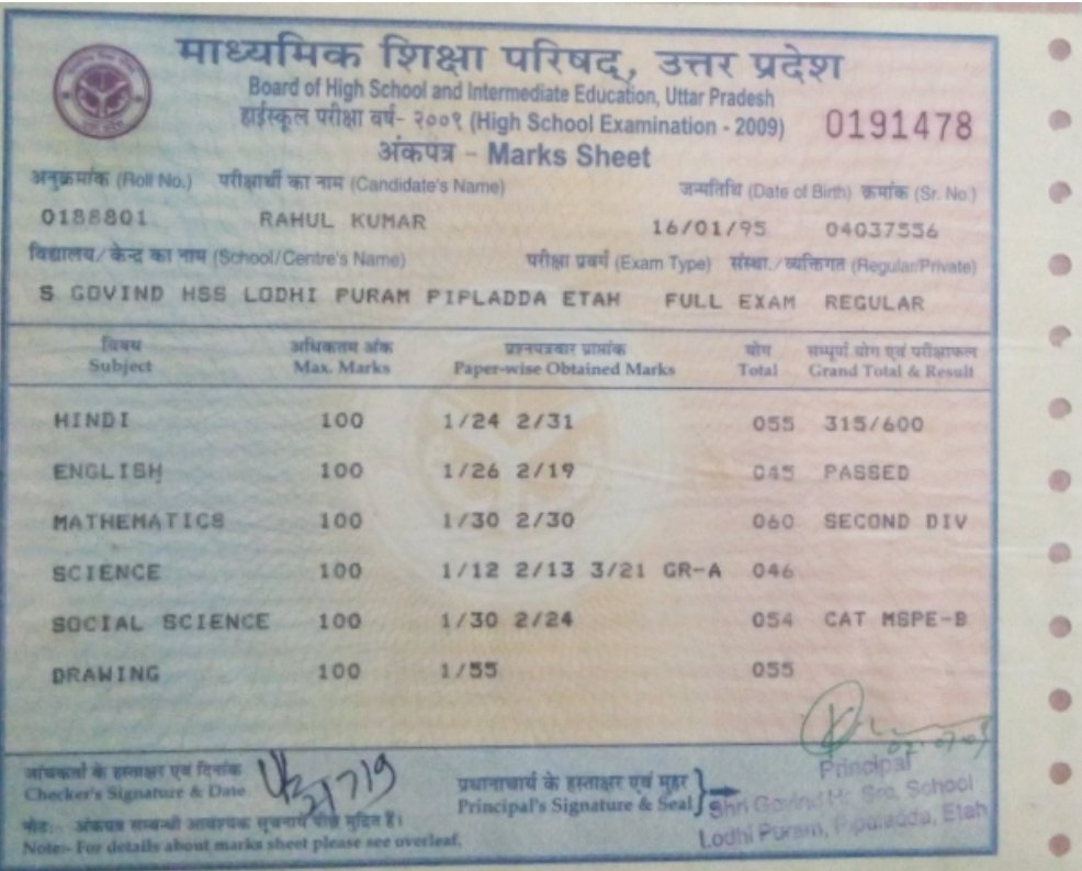 Birth Certificate