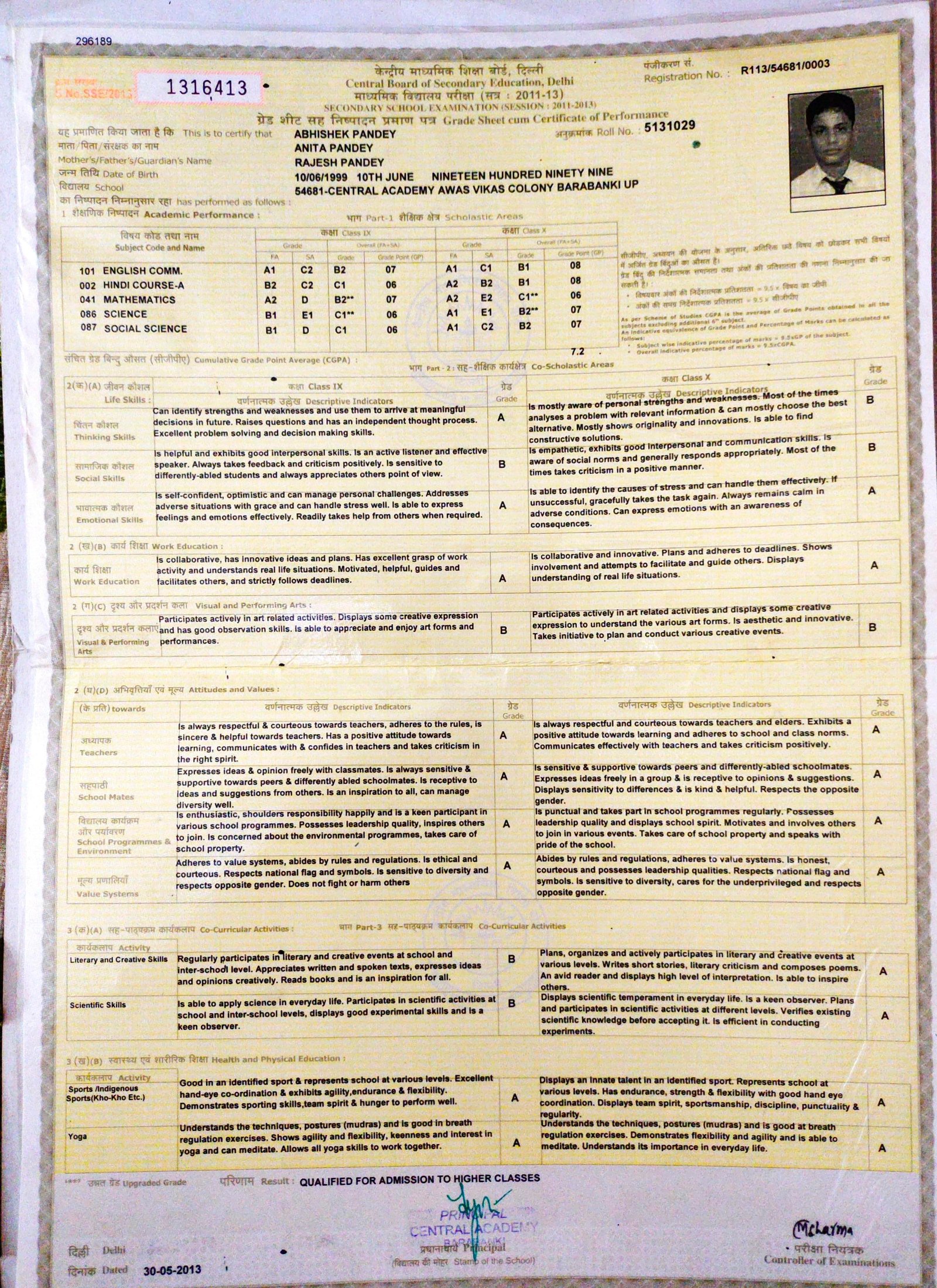 Birth Certificate