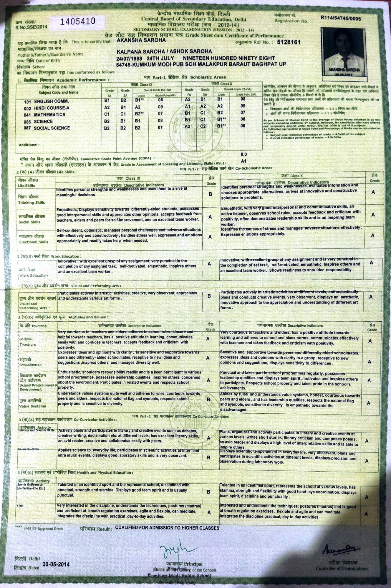 Birth Certificate