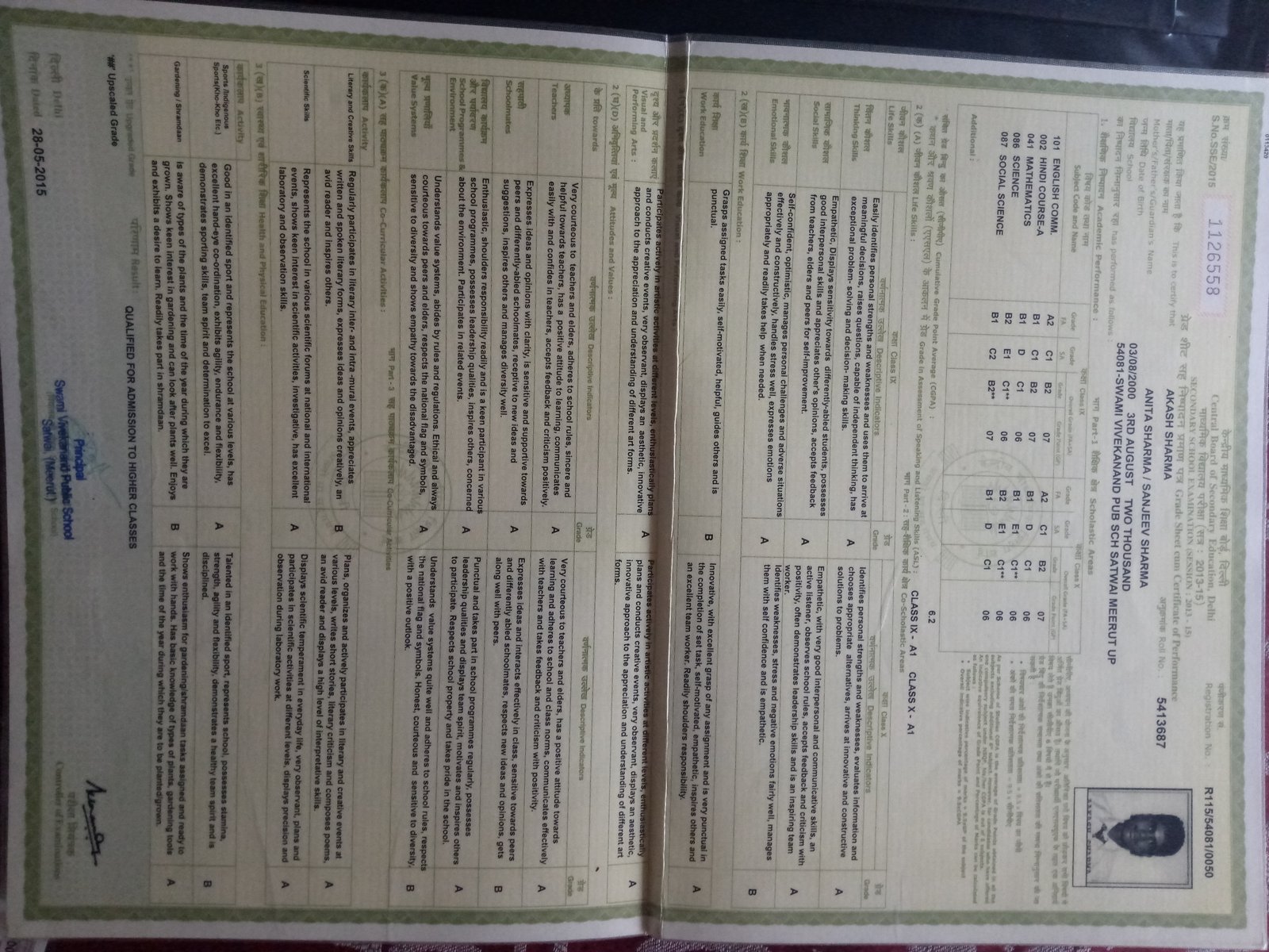 Birth Certificate