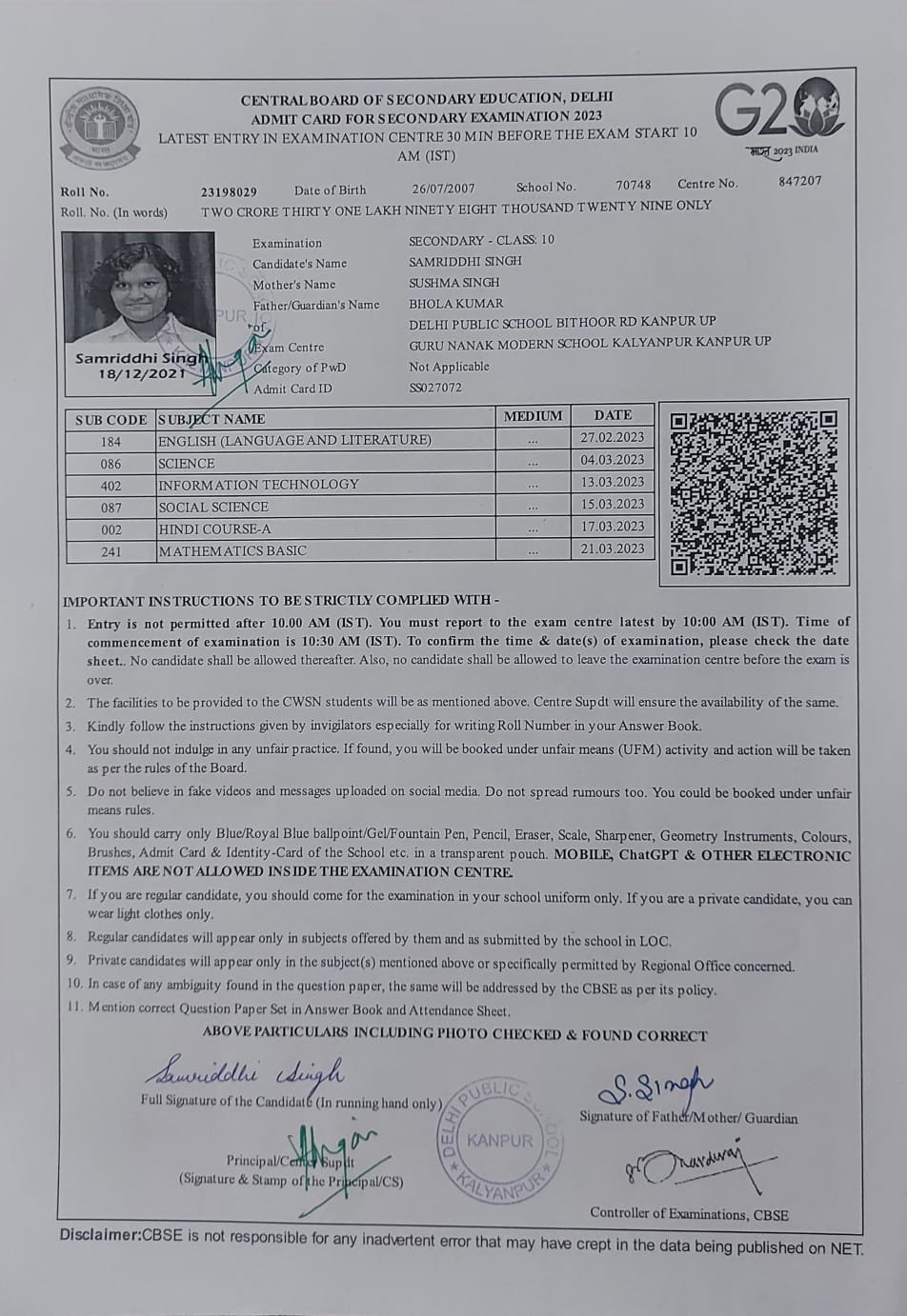 Birth Certificate