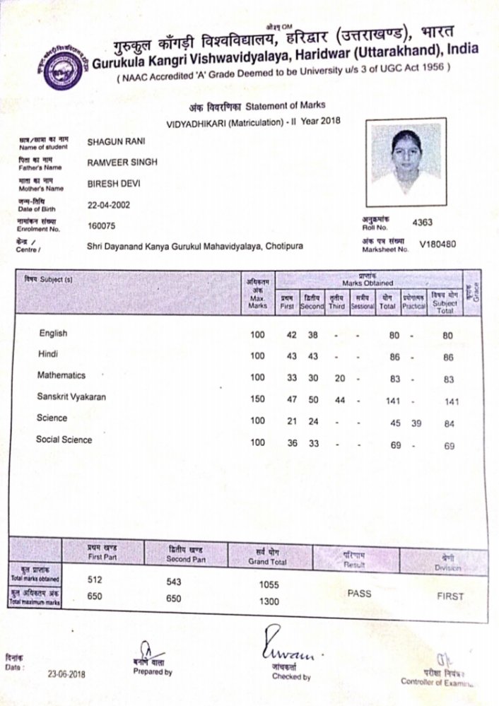 Birth Certificate
